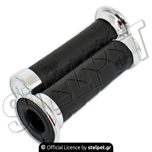 Χειρολαβές τιμονιού Progrip 862 22/25 μαύρο-χρώμιο